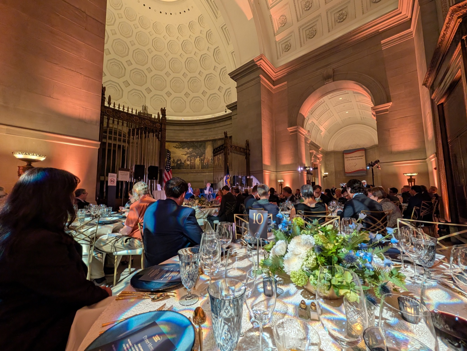 Dinner at the National Archives Rotunda, Semafor World Economy 2026